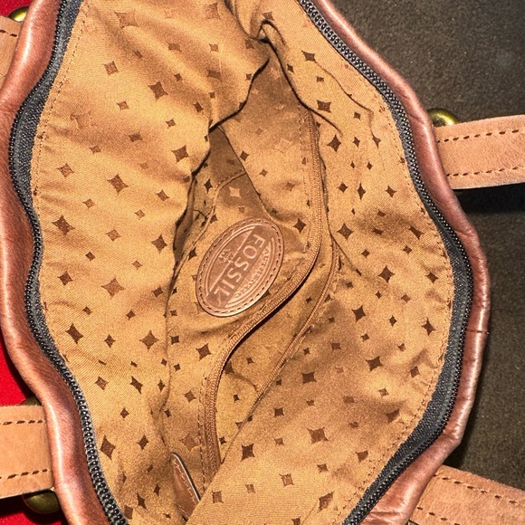 FOSSIL large leather hobo bag - Picture 3 of 7